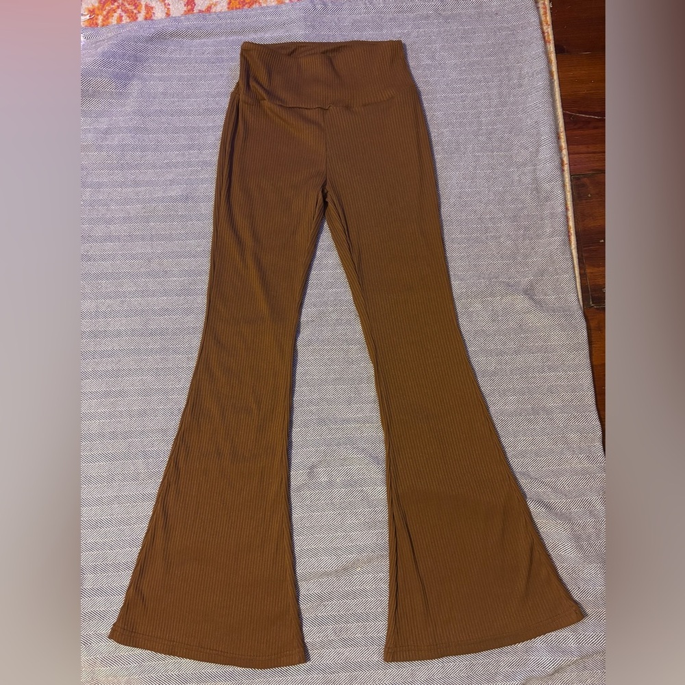 Brown Flared Women's Pants